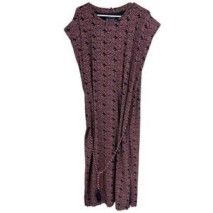 Elegant Pink Patterned Dress